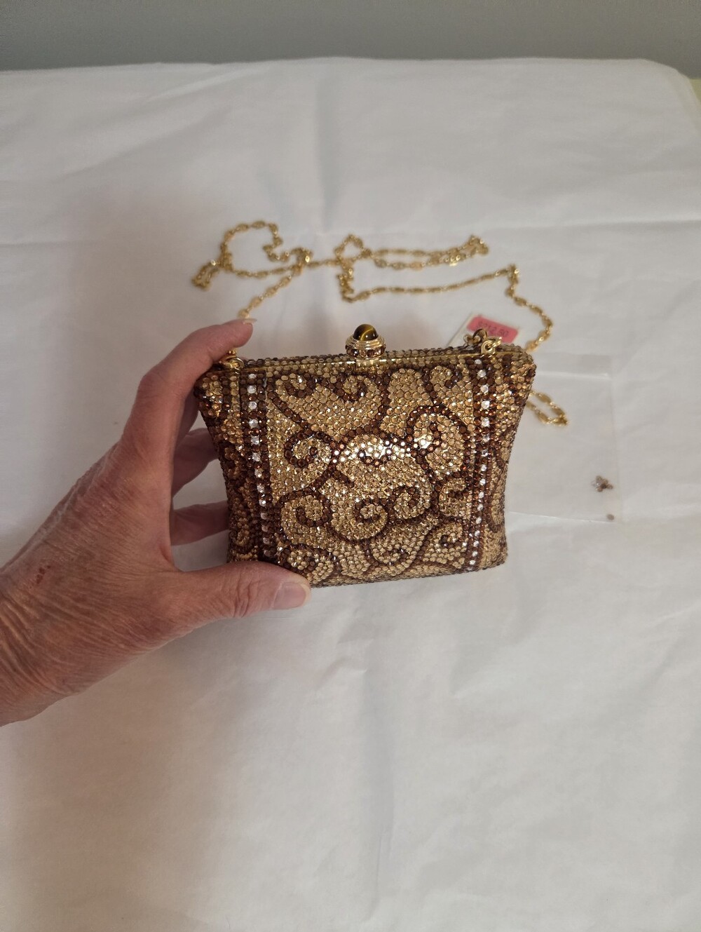 Kate Landry Rhinestone Evening Bag.